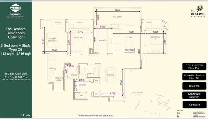 The Reserve Residences, 9 Jalan Anak Bukit, 3 Bedrooms, 1,216 sqft, Condominium For Sale, by Lisa YAM, 500172588 - PropertyGuru.com.sg