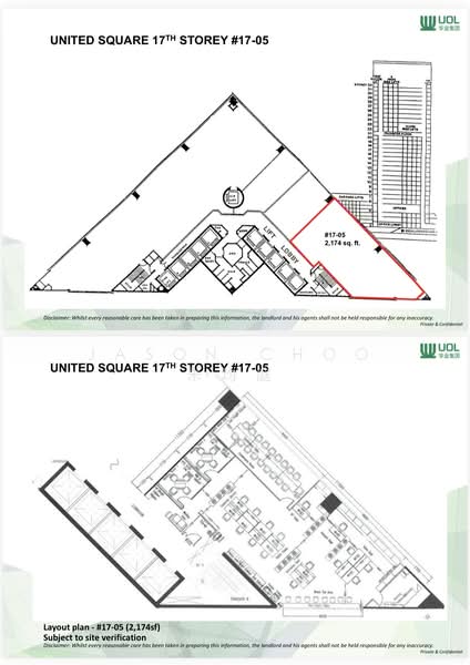 United Square, 101 Thomson Road, 2,174 sqft, Office For Rent, by Jason Choo 朱均庭, 500172642 - CommercialGuru.com.sg