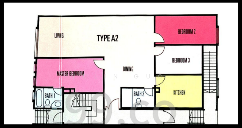 Rangoon Apts, 190 Rangoon Road, 3 Bedrooms, 1,450 sqft, Apartment For Rent, by Yulin Guo, 500172647 - PropertyGuru.com.sg