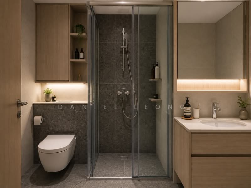 Mori, 223 Guillemard Road, 2 Bedrooms, 710 sqft, Condominium For Sale, by Daniel Leong, 500172649 - Bathroom - PropertyGuru.com.sg