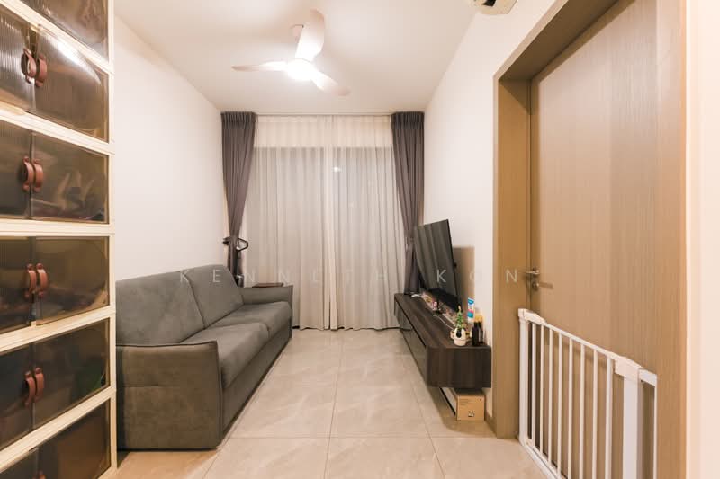 The Garden Residences, 1 Serangoon North View, 1 Bedroom, 517 sqft, Condominium For Rent, by Kenneth Kon, 500172668 - Living Room - PropertyGuru.com.sg