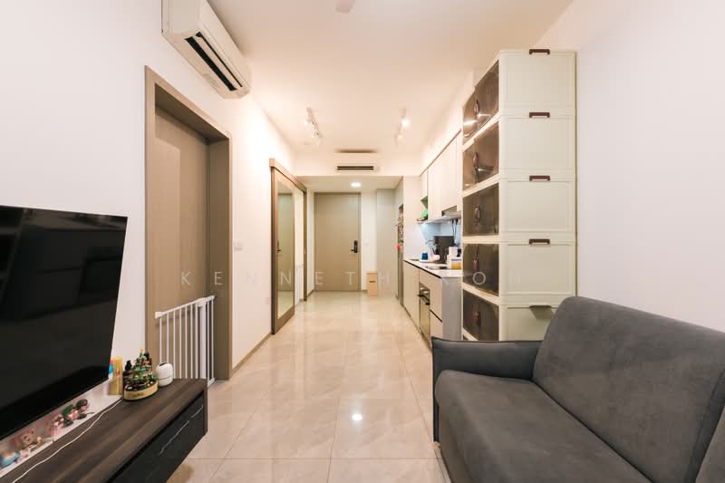 The Garden Residences, 1 Serangoon North View, 1 Bedroom, 517 sqft, Condominium For Rent, by Kenneth Kon, 500172668 - Living Room - PropertyGuru.com.sg