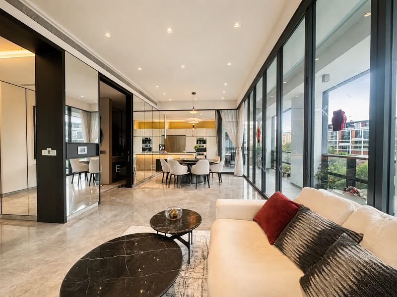 Nouvel 18, 18 Anderson Road, 4 Bedrooms, 2,476 sqft, Condominium For Rent, by Jeremy Yong, 500172679 - Living Room - PropertyGuru.com.sg