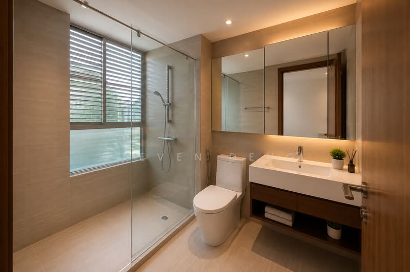 Premium Landed Style Residence With Super Attractive Psf Entry, , 4 Bedrooms, 2,917 sqft, Cluster House For Sale, by Steven Deng, 500172706 - Bathroom - PropertyGuru.com.sg