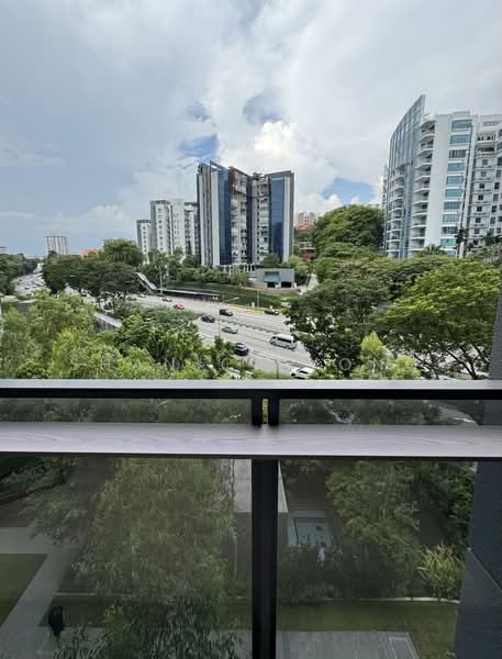Leedon Green, 30 Leedon Heights, 2 Bedrooms, 710 sqft, Condominium For Sale, by Shanice Yong, 500172719 - View from balcony - PropertyGuru.com.sg