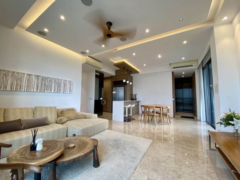 Echelon, 9 Alexandra View, 3 Bedrooms, 1,292 sqft, Condominium For Rent, by Kitson Chan, 500172772 - Living Room - PropertyGuru.com.sg