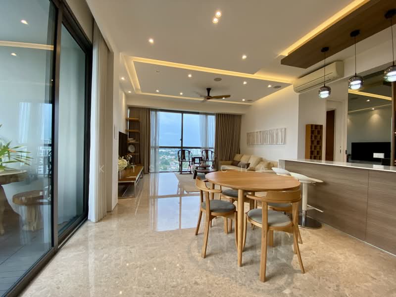 Echelon, 9 Alexandra View, 3 Bedrooms, 1,292 sqft, Condominium For Rent, by Kitson Chan, 500172772 - Living Room - PropertyGuru.com.sg