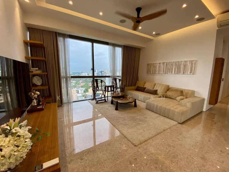 Echelon, 9 Alexandra View, 3 Bedrooms, 1,292 sqft, Condominium For Rent, by Kitson Chan, 500172772 - Living Room - PropertyGuru.com.sg
