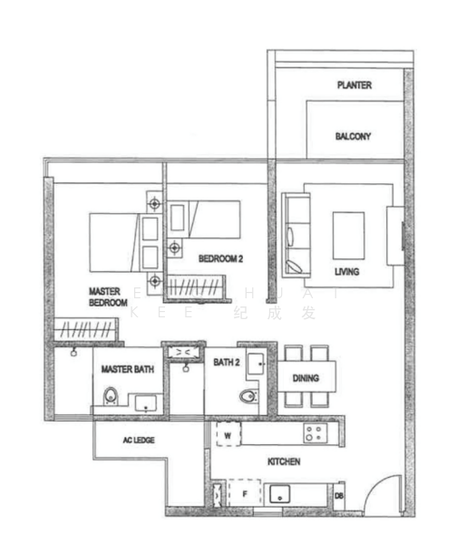 The Minton, 10C Hougang Street 11, 2 Bedrooms, 936 sqft, Condominium For Sale, by Seng Huat Kee 纪成发, 500172800 - PropertyGuru.com.sg