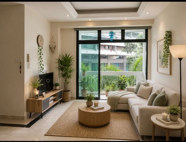 Hillview Green, 69 Hume Avenue, 2 Bedrooms, 1,012 sqft, Condominium For Sale, by Collin Khwang, 500172843 - Living Room - PropertyGuru.com.sg