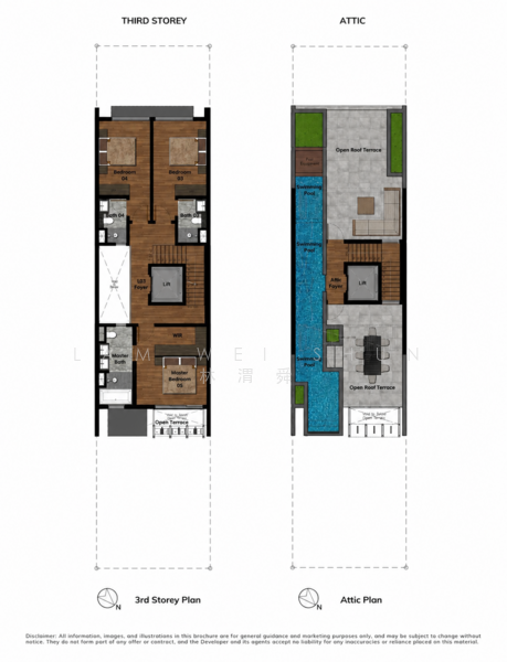 ⭐️Brand New⭐️Freehold⭐️Infinity Pool⭐️South Facing⭐️Lift⭐️1km Haig Girls & TKPS, , 5 Bedrooms, 5,185 sqft, Terraced House For Sale, by Lam Wei Shun 林渭舜, 500172883 - PropertyGuru.com.sg