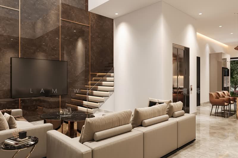 ⭐1km Haig & TKPS⭐Infinity Pool⭐South Facing⭐Lift⭐Freehold, , 5 Bedrooms, 5,185 sqft, Terraced House For Sale, by Lam Wei Shun 林渭舜, 500172883 - Living Room - PropertyGuru.com.sg