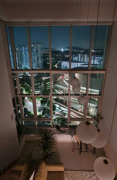 The Rochester Residences, 33 Rochester Drive, 1 Bedroom, 1,023 sqft, Apartment For Rent, by Mar Inn Chee, 500172894 - Living Room night view - PropertyGuru.com.sg