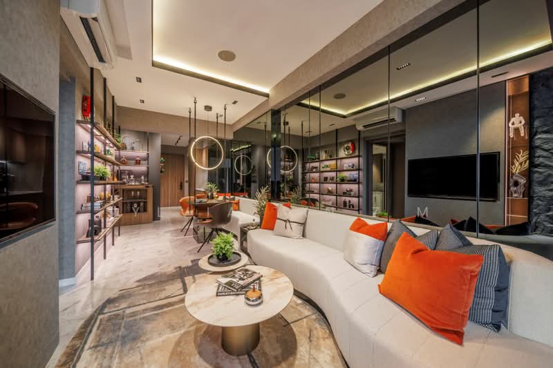 Sceneca Residence, 26 Tanah Merah Kechil Link, 2 Bedrooms, 689 sqft, Condominium For Sale, by Sylvia Tan Z M, 500172895 - Living Room of show flat - PropertyGuru.com.sg