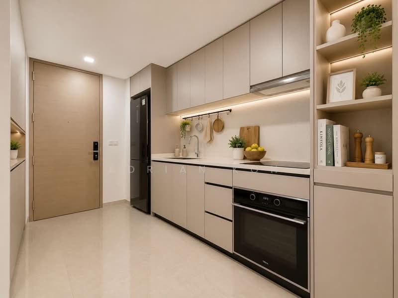 The Tapestry, 51 Tampines Street 86, 2 Bedrooms, 603 sqft, Condominium For Sale, by Adrian Koh, 500172953 - Kitchen - PropertyGuru.com.sg