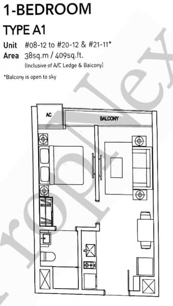 The Interweave, 21 Kim Keat Road, 1 Bedroom, 409 sqft, Apartment For Sale, by Leng ., 500172954 - PropertyGuru.com.sg