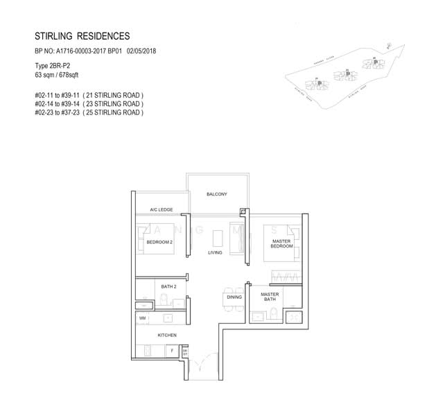 Stirling Residences, 25 Stirling Road, 2 Bedrooms, 680 sqft, Condominium For Rent, by TANG M S, 500172964 - PropertyGuru.com.sg