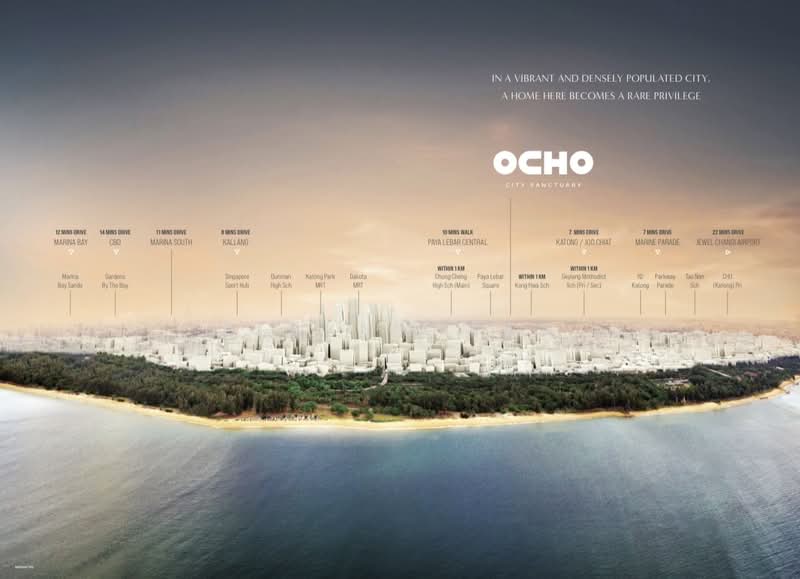 Ocho, 27 Lorong 32 Geylang, 3 Bedrooms, 1,001 sqft, Condominium For Sale, by Ellynn Yap, 500172992 - PropertyGuru.com.sg