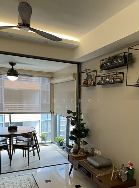 Sophia Hills, 7 Mount Sophia, 1 Bedroom, 570 sqft, Condominium For Rent, by Lawrence Goh, 500173076 - Customised Balcony + Dining 1 Of 2. - PropertyGuru.com.sg