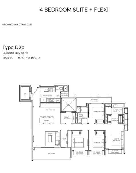 Hudson Place Residences, , 4 Bedrooms, 1,432 sqft, Condominium For Sale, by Bernard Lau, 500173130 - PropertyGuru.com.sg
