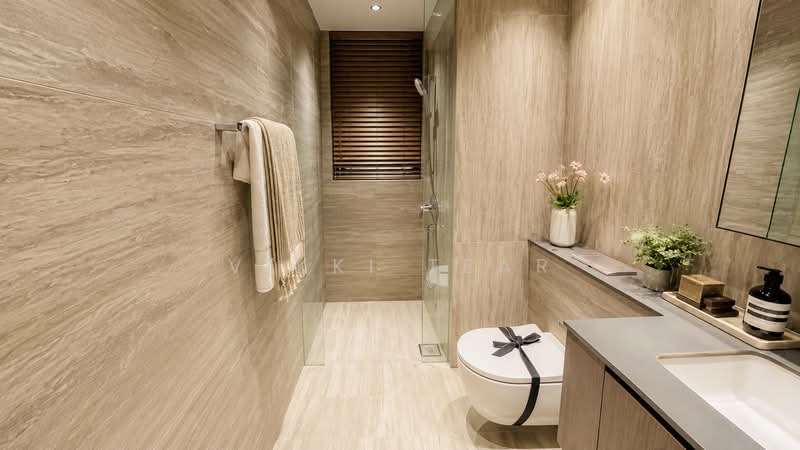 Sora, 73/74/76/78 Yuan Ching Road, 4 Bedrooms, 1,152 sqft, Condominium For Sale, by Vikki Tear, 500173132 - Bathroom - PropertyGuru.com.sg