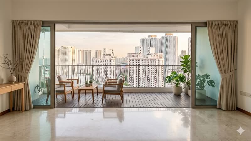 Trevista, 25 Lorong 3 Toa Payoh, 4 Bedrooms, 1,701 sqft, Condominium For Sale, by Shu Ying, 500173137 - Balcony - PropertyGuru.com.sg