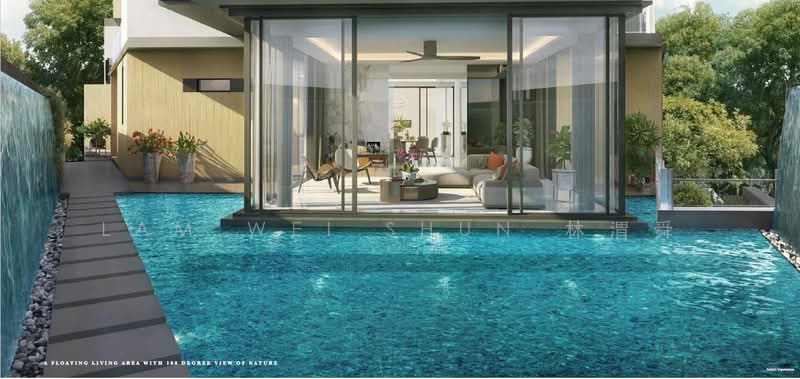 ⭐️Brand New⭐️Freehold⭐️Detached⭐️6 Bed⭐️Greenery View⭐️Unblocked, , 6 Bedrooms, 8,342 sqft, Bungalow House For Sale, by Lam Wei Shun 林渭舜, 500173149 - Living Room - PropertyGuru.com.sg