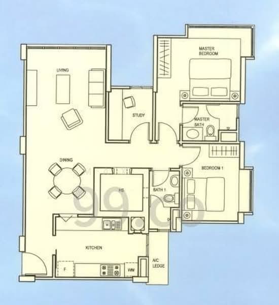 The Eden @ Tampines, 21 Tampines Street 34, 3 Bedrooms, 1,012 sqft, Condominium For Rent, by Max Lim, 500173164 - PropertyGuru.com.sg