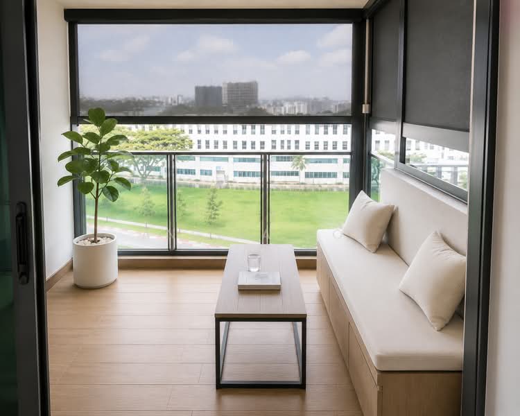 Normanton Park, 49 Normanton Park, 1 Bedroom, 495 sqft, Condominium For Sale, by Angela Ooi, 500173166 - Balcony - PropertyGuru.com.sg