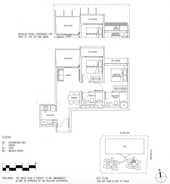 Hillhaven, 7 Hillview Rise, 2 Bedrooms, 732 sqft, Condominium For Sale, by Eugene Lee, 500173167 - PropertyGuru.com.sg