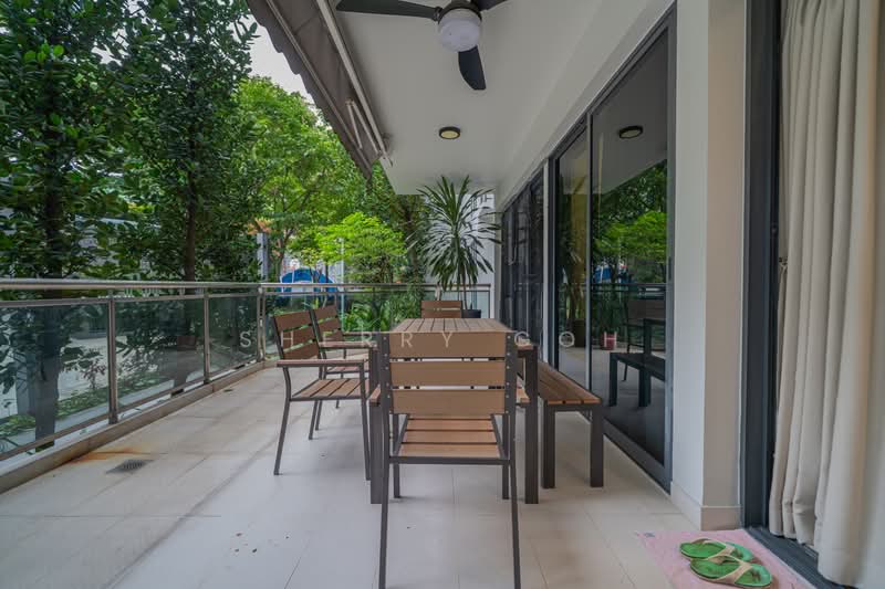Parc Olympia, 60 Flora Drive, 2 Bedrooms, 861 sqft, Condominium For Sale, by Sherry Goh, 500173181 - Balcony - PropertyGuru.com.sg