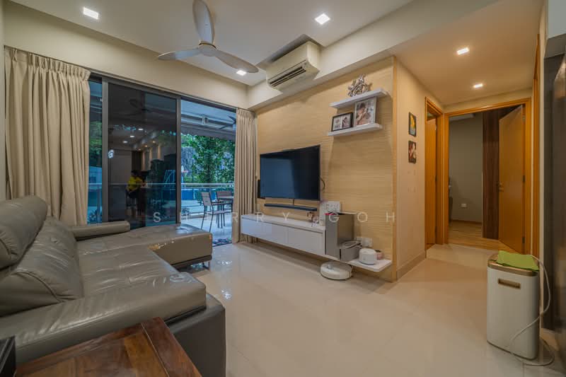 Parc Olympia, 60 Flora Drive, 2 Bedrooms, 861 sqft, Condominium For Sale, by Sherry Goh, 500173181 - Living Room - PropertyGuru.com.sg