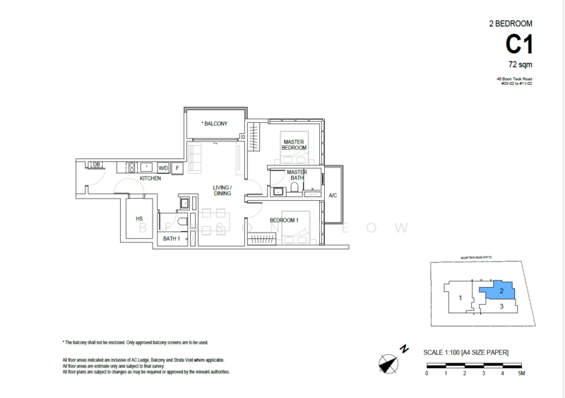 The Bronze, 46 Boon Teck Road, 3 Bedrooms, 1,258 sqft, Condominium For Sale, by Benson Leow, 500173230 - PropertyGuru.com.sg