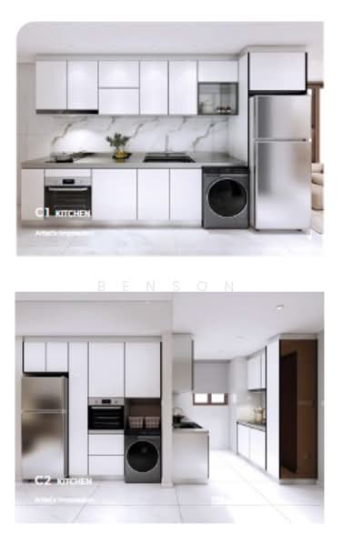 The Bronze, 46 Boon Teck Road, 3 Bedrooms, 1,258 sqft, Condominium For Sale, by Benson Leow, 500173230 - Kitchen - PropertyGuru.com.sg