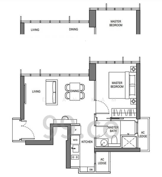 LIV @ MB, 114C Arthur Road, 1 Bedroom, 516 sqft, Condominium For Rent, by Dean Kam, 500173249 - PropertyGuru.com.sg