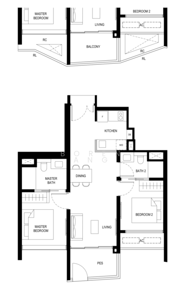 Lentor Hills Residences, 33 Lentor Hills Road, 2 Bedrooms, 710 sqft, Apartment For Sale, by Boren Ang, 500173311 - PropertyGuru.com.sg