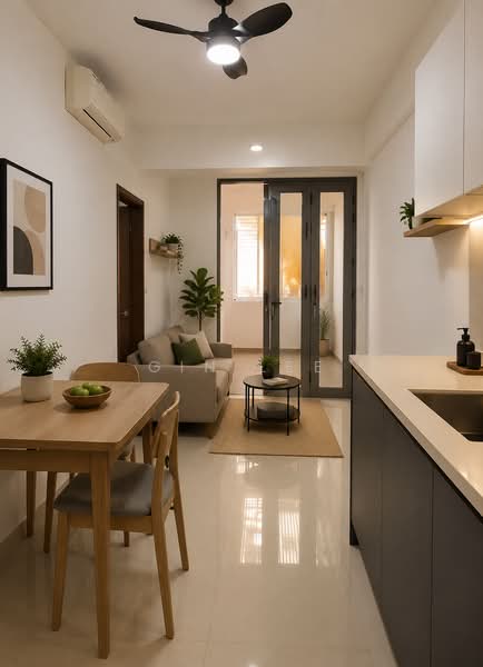 Suites 28, 28 Lorong 30 Geylang, 1 Bedroom, 925 sqft, Apartment For Rent, by Gin Lee, 500173346 - Living Room - PropertyGuru.com.sg