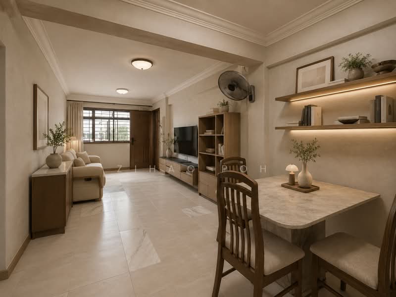 46 Marine Crescent, 46 Marine Crescent, 2 Bedrooms, 818 sqft, HDB Flat For Sale, by Zihao Poh, 500173392 - Living Room - PropertyGuru.com.sg