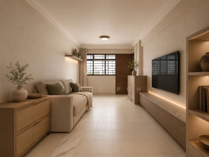 46 Marine Crescent, 46 Marine Crescent, 2 Bedrooms, 818 sqft, HDB Flat For Sale, by Zihao Poh, 500173392 - Living Room - PropertyGuru.com.sg