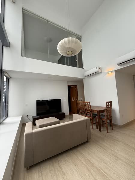 Rare High Floor Sea View Loft Unit Tanjong Pagar CIty Living, , 2 Bedrooms, 1,109 sqft, Apartment For Sale, by CD Sung, 500173408 - Living Room - PropertyGuru.com.sg