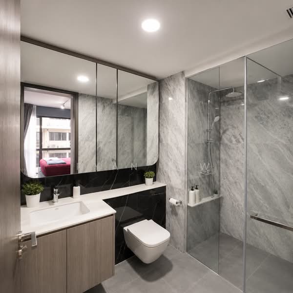 The Watergardens at Canberra, 47 Canberra Drive, 2 Bedrooms, 753 sqft, Condominium For Rent, by Ryan Low, 500173508 - Bathroom - PropertyGuru.com.sg