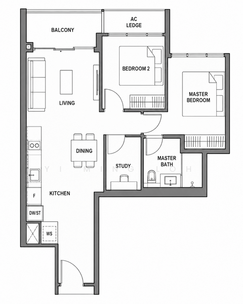 Parc Clematis, 8E Jalan Lempeng, 2 Bedrooms, 689 sqft, Condominium For Sale, by Yi Ming Loh, 500173559 - PropertyGuru.com.sg