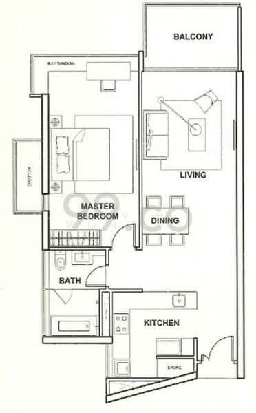 The Rochester Residences, 33 Rochester Drive, 1 Bedroom, 872 sqft, Apartment For Rent, by Kevin Wong 王奕凯, 500173571 - PropertyGuru.com.sg