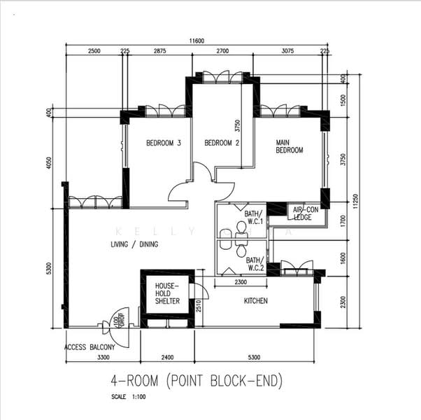 23 Jalan Membina, 23 Jalan Membina, 3 Bedrooms, 969 sqft, HDB Flat For Sale, by Kelly Chua, 500173595 - PropertyGuru.com.sg