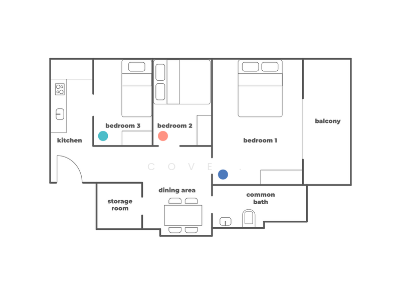 Lumiere, 2 Mistri Road, Room Rental, 118 sqft, Condominium For Rent, by Cove, 500173629 - PropertyGuru.com.sg