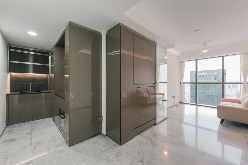 One Bernam, 1 Bernam Street, 1 Bedroom, 463 sqft, Condominium For Rent, by Nithin Das, 500173674 - Kitchen - PropertyGuru.com.sg