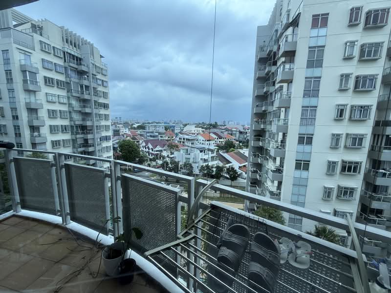 Starville, 60 Lengkong Tiga, 3 Bedrooms, 1,216 sqft, Condominium For Rent, by Annie Chen, 500173708 - Balcony - PropertyGuru.com.sg