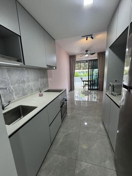 The Garden Residences, 1 Serangoon North View, Hougang / Punggol / Sengkang, 1 Bedroom, 494 sqft, Condominium For Rent, by Ros Salleh, 500173753 - Kitchen - PropertyGuru.com.sg