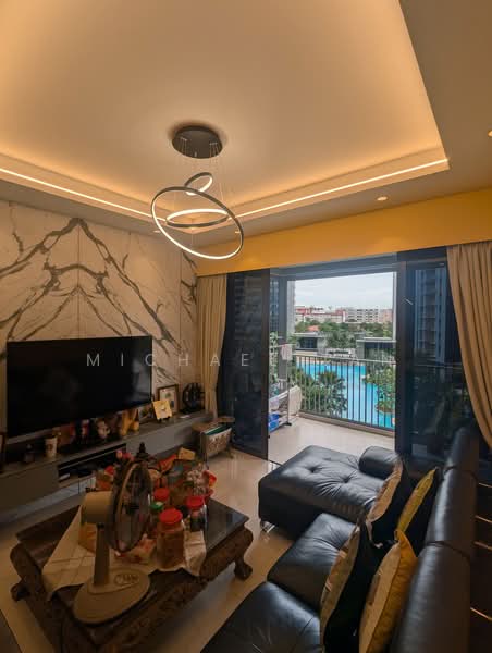 The Florence Residences, 99 Hougang Avenue 2, 4 Bedrooms, 1,281 sqft, Condominium For Sale, by Michael Tan, 500173764 - Living Room - PropertyGuru.com.sg