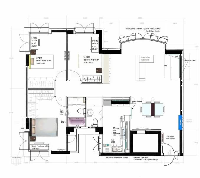 103A Edgefield Plains, 103A Edgefield Plains, 3 Bedrooms, 1,184 sqft, HDB Flat For Rent, by Angela Cheong, 500173790 - PropertyGuru.com.sg